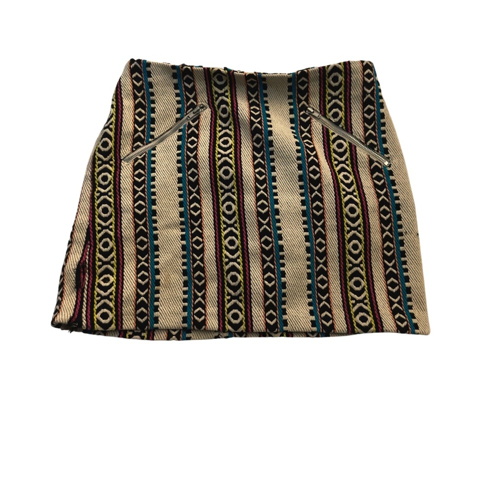 Canvas Mexican inspired skirt